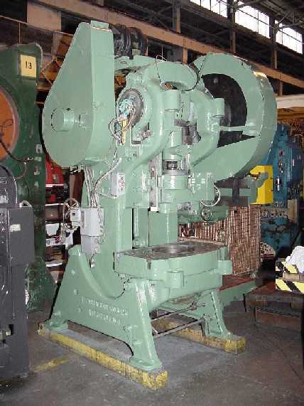 79 Ton 4" Stroke L & J 7, 79 Ton OBI PRESS, Mechanical Clutch - powiększ zdjęcie