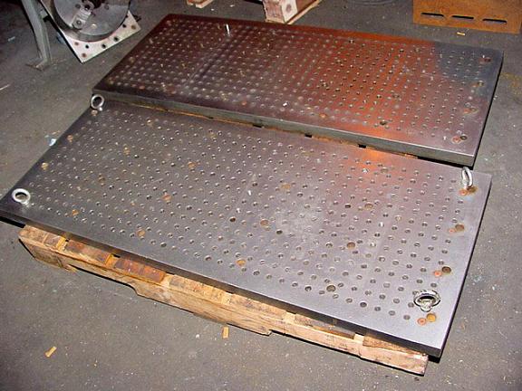 20.2" Width 49.4" Length Stevens Eng. 490200-1 For Monarch VMC TOOLING SUBPLATE, Drilled and Tapped sub plate - powiększ zdjęcie