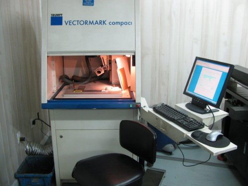 TRUMPF VECTORMARK COMPACT VMC1 WS LASER MARKING MACHINE, MFG:2001 - powiększ zdjęcie