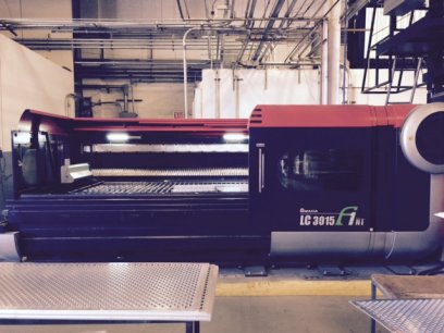 Lasers - 4000 WATT AMADA LC3015F1NT LASER CUTTING SYSTEM W/PROGRAMMABLE NOZZLE CHANGER MFG:2012 - INSTALLED:2013 - APPROX:3900 ORIGINAL HOURS