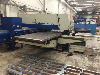 Punches & Shears - TRUMPF TC600L CNC TURRET/LASER COMBINATION FABRICATION CENTER MFG:2001