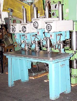 4 Spindles Rockwell-Delta 15-655 MULTI-SPINDLE DRILL, All 15Inch Variable Spee - powiększ zdjęcie