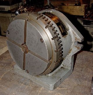 8Inch Width Olsen Industrial 8Inch SUPER SPACER ROTARY TABLE, w/8Inch T-Slotted Face - Haga clic para agrandar la imagen