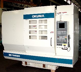 40 X Axis 20 Y Axis Okuma MC-V4020 VERTICAL MACHINING CENTER, OSP U10M CN - powiększ zdjęcie