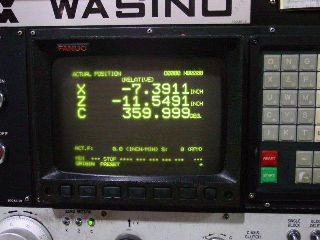 17 Swing 40 Centers Wasino LJ-103M CNC LATHE, Fanuc 10T, Live Tool, C-axi - Haga clic para agrandar la imagen