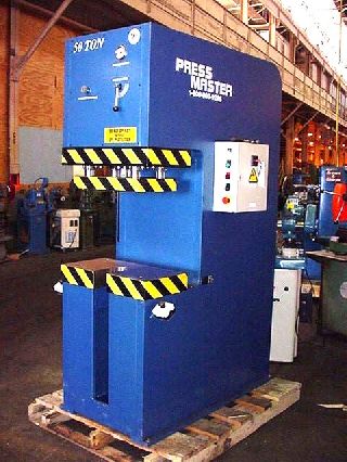 Hydraulic C-Frame Presses - 50 Ton 12 Stroke Pressmaster CFP-50 HYDRAULIC PRESS