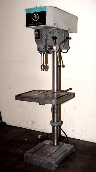 Single Spindle Drill Presses - 20 Swing 1.5HP Spindle Rockwell 70-330 Model 20 DRILL PRESS, VARI SPEED, #