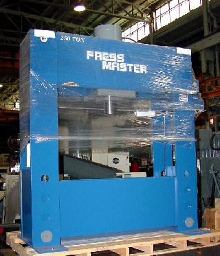 Hydraulic H-Frame Presses - 250 Ton 16 Stroke Pressmaster HFP-250 H-FRAME HYDRAULIC PRESS, Electric Ov
