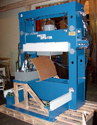 150 Ton 16 Stroke Pressmaster RTP-150 Roll-In Bed H-FRAME HYDRAULIC PRESS, - powiększ zdjęcie