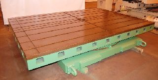 Rotary Tables - 84 Width 120 Length Giddings & Lewis Hyrdrostatic ROTARY TABLE, 50,000 lb