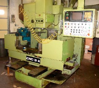 Vertical Machining Centers. VMC's - 25.5 X Axis 17.7 Y Axis Yam CNC 3-A VERTICAL MACHINING CENTER, Fanuc OM C