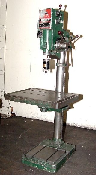 Single Spindle Drill Presses - 20 Swing 1.2HP Spindle Wilton 20600 Geared Head DRILL PRESS, Geared Head,