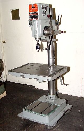 Single Spindle Drill Presses - 20 Swing 1.2HP Spindle Wilton 20606 DRILL PRESS, Geared Head, Tapmatic