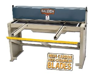 New Shears - 0.0598 Cap. 52 Width Baileigh SF-5216 NEW SHEAR, back and side gauges; he