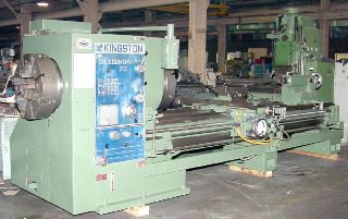 Hollow Spindle Engine Lathes - 12.5 Hole 30 Swing Kingston HK3000 ENGINE LATHE, Inch/Metric,Taper,(2) 4-