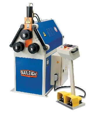 New Bending Rolls - 2 THICKNESS Baileigh R-H45 NEW BENDING ROLL, 220v 1-phase; 3 driven rolls