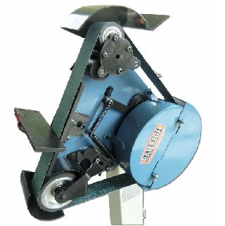 Abrasive & Friction Saws - 2 WIDTH Baileigh BG-248-3 BELT GRINDER, 2 x 48 three wheel grinder