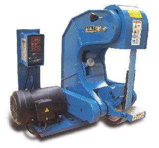 Abrasive & Friction Saws - 2 WIDTH Baileigh BG-260-3 BELT GRINDER, 2 x 60 three wheel grinder
