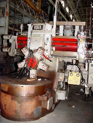 Vertical Boring Mills & Turret Lathes - 48 Table 53 Swing Webster&Bennett DH VERTICAL BORING MILL, 4 Jaw Chuck, T