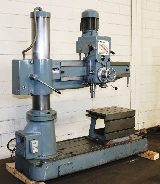 Radial Arm Drills - 4 Arm Lth 9 Col Dia Meuser M35R RADIAL DRILL, Power Elevation, Tapping,4