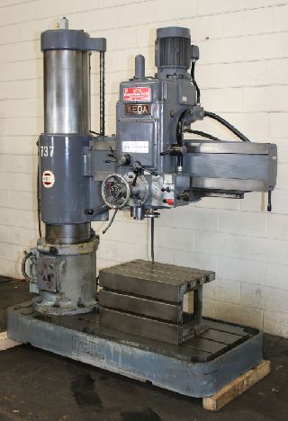 Radial Arm Drills - 4 Arm Lth 13 Col Dia Ikeda RM1150 RADIAL DRILL, Power Elevation & Clampin