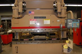 90 Ton Press Brake, Cincinnati 90FMII6, 3-Axis CNC Backgauge, 8 O.A.,Mfg: 1995  - powiększ zdjęcie