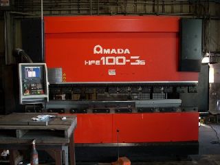 110 Ton Press Brake, AMADA HFE1003, OPERATEUR CNC BG, MFG:2007 - powiększ zdjęcie