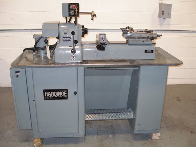 9" Swing Hardinge DSM-59 SECOND OP LATHE, Vari-Speed,5C-Collet Closer,Turret & Cross Slide - Haga clic para agrandar la imagen