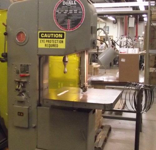 16" DOALL VERTICAL BANDSAW  - powiększ zdjęcie