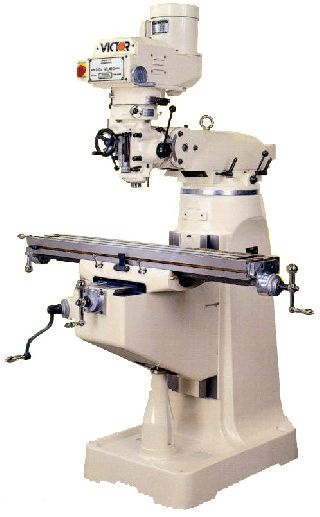 54 Table 3HP Spindle Victor JF-4VS Vari-Speed Head VERTICAL MILL, 10 x 54 - Haga clic para agrandar la imagen