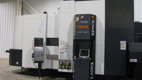 73.8"X, 41.73"Y, 52.95"Z, MAZAK INTEGREX E-1060, MFG: 2010, Our stock number: 9411 - Haga clic para agrandar la imagen