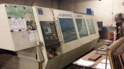 2000 WATT TRUMPF L2510 CNC LASER WITH LOAD/UNLOAD CELL MFG:2006 - APPROX. 44,000 LASER ON - 16,500 BEAM ON HOURS - Haga clic para agrandar la imagen