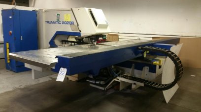 20 TON TRUMPF TRUMATIC TC2020 ROTATION CNC PUNCH MFG: 2001 - Haga clic para agrandar la imagen