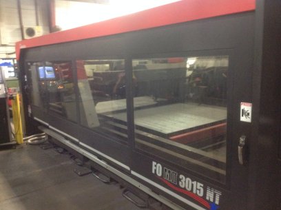 4000 WATT AMADA FOM2 3015NT LASER MFG:2013 - 12,500 HOURS - UNDER POWER IN PLANT - Haga clic para agrandar la imagen