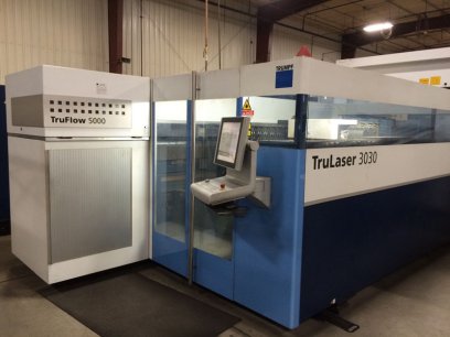 TRUMPF TRULASER 5000 WATT, 5\' x 10\' ,MFG:2012 10000 LASER ON & 6000 BEAM ON - Haga clic para agrandar la imagen
