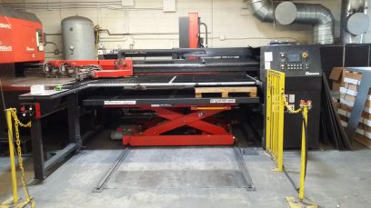 AMADA, MP1225NJ AUTOMATIC LOAD/UNLOADER, MFG: 2006 - Haga clic para agrandar la imagen
