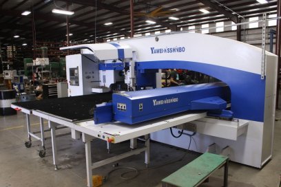 33 Ton, YAWEI-NISSHINMBO HPQ-3048 SIEMENS CONTROL, THICK STYLE TOOLING,MFG:2012 - Haga clic para agrandar la imagen