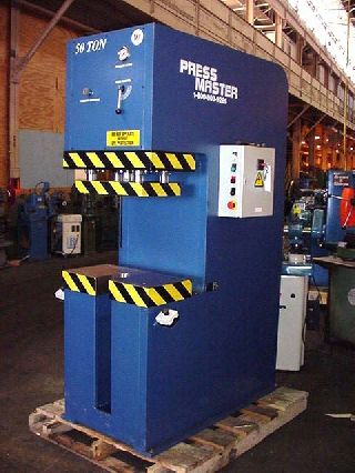 50 Ton 12Inch Stroke Pressmaster CFP-50 HYDRAULIC PRESS - powiększ zdjęcie