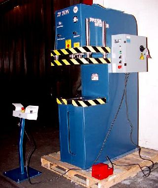 20 Ton 12Inch Stroke Pressmaster DELUXE w/MOST OPTIONS HYDRAULIC PRESS, Brand - Haga clic para agrandar la imagen