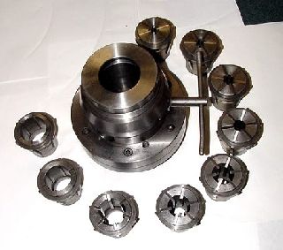 2Inch Dia. Pratt-Burnerd KC20 Collet Chuck for D1-6 Back LATHE CHUCK, A Set of - Haga clic para agrandar la imagen
