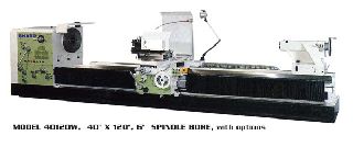 35Inch Swing 100Inch Centers Sharp 35100W Big Hole ENGINE LATHE, 30 HP, Spdl Bore - Haga clic para agrandar la imagen
