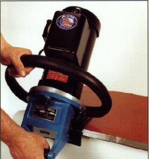 1.25Inch Thick Heck Industries 9000 BEVELER, 1-1/4Inch Cap, 1.5 HP 110v - Haga clic para agrandar la imagen