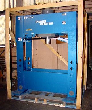 250 Ton 16Inch Stroke Pressmaster 250T-E/H H-FRAME HYDRAULIC PRESS, Electric O - Haga clic para agrandar la imagen