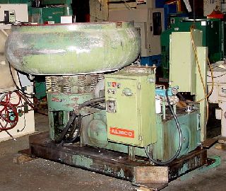 20 Cu. Ft. Almco OR20 VIBRATORY FINISHER, ROUND BOWL, PANEL TIMER, 15 H.P. - Haga clic para agrandar la imagen