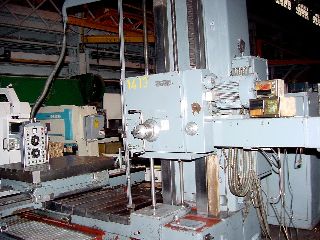 4Inch Spindle 71Inch X Axis Wotan B105M HORIZONTAL BORING MILL, Rotary Table, #50 - Haga clic para agrandar la imagen