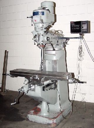 42Inch Table 3HP Spindle Sharp LMV VERTICAL MILL, Vari-Speed, Anilam DRO, Chro - Haga clic para agrandar la imagen