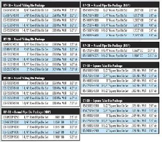 Baileigh RDB-250 NEW PIPE BENDERS, 220V; 9.0 max. centerline radius - Haga clic para agrandar la imagen