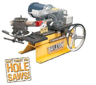 Baileigh TN-300 NEW NOTCHER, 110v Table top hole saw tube & pipe notcher - Haga clic para agrandar la imagen