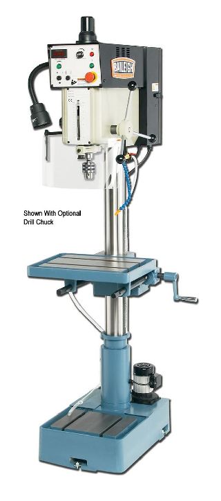 2HP Spindle Baileigh DP-1000VS DRILL PRESS, 220v 1-phase inverter driven - Haga clic para agrandar la imagen