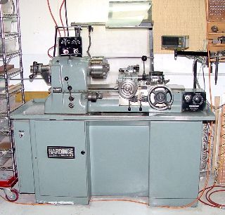 11 Swing Hardinge HC-AT PRECISION ENGINE LATHE, Vari-Speed,5C-Colllet,6&4 - Haga clic para agrandar la imagen